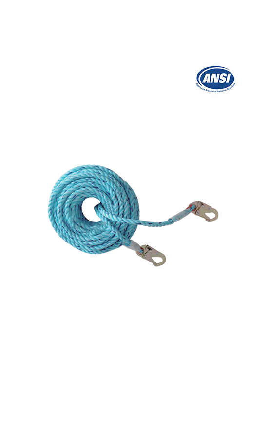 JE60160A-25FT Ansi خط حياة عمودي بأطوال مختلفة